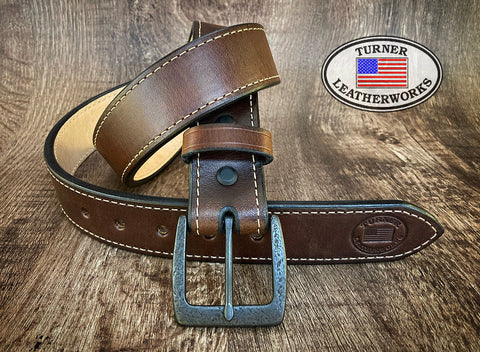 Turner LeatherWorks PATRIOT SERIES Full-Grain Leather Gun Belt